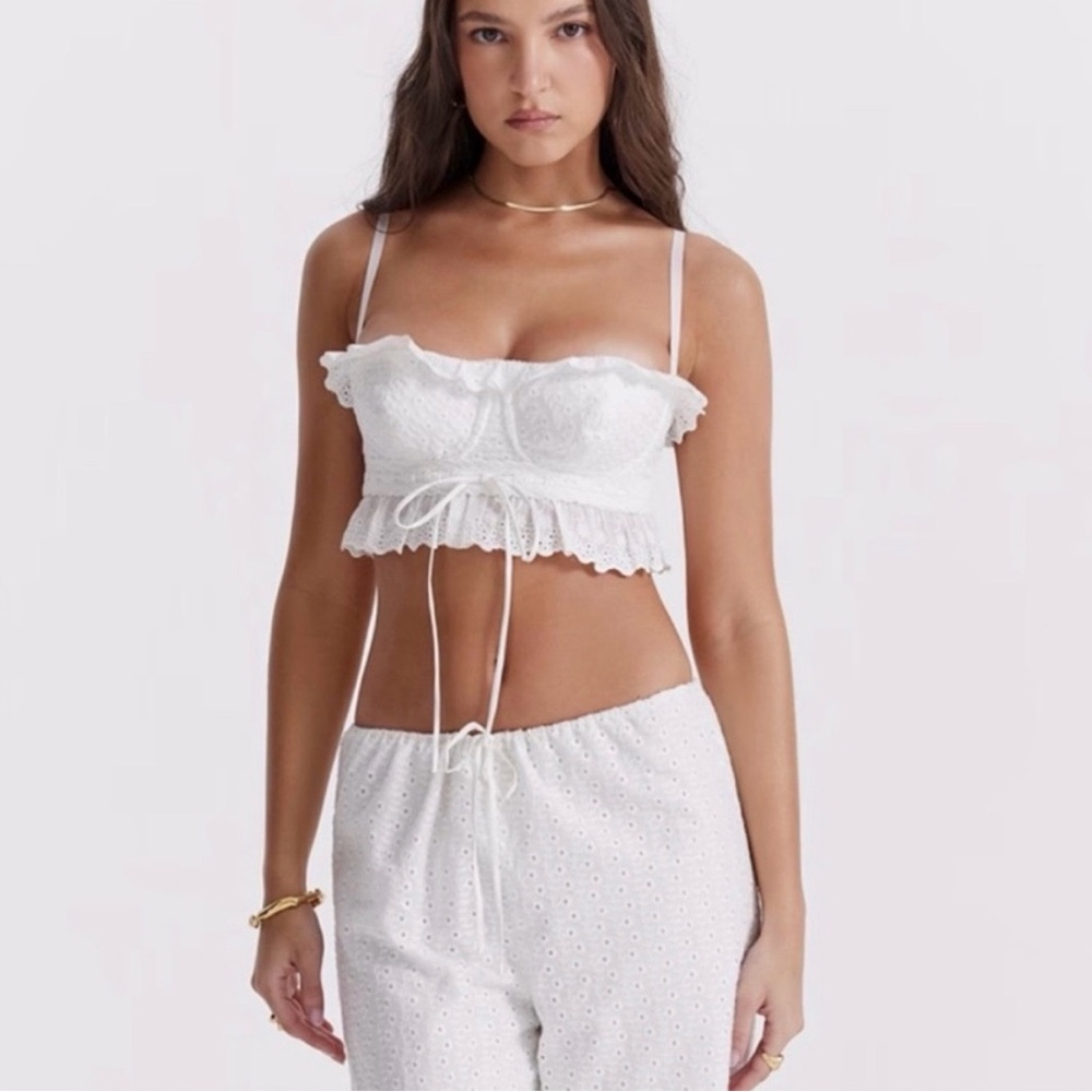 House of CB London Federica Top White Size XS